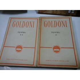 CARLO GOLDONI - TEATRU - 2 volume